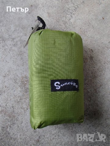 Продавам нов лек армиран (рипстоп) шушляков компактен дъждобран пончо, снимка 6 - Други спортове - 29161021