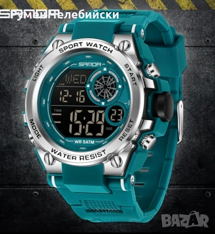 Спортен Водоустойчив Часовник , снимка 2 - Водоустойчиви - 52162126