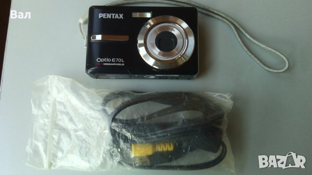 Цифров фотоапарат PENTAX Optio E70L+SD карта 4 GB, снимка 5 - Фотоапарати - 42801992