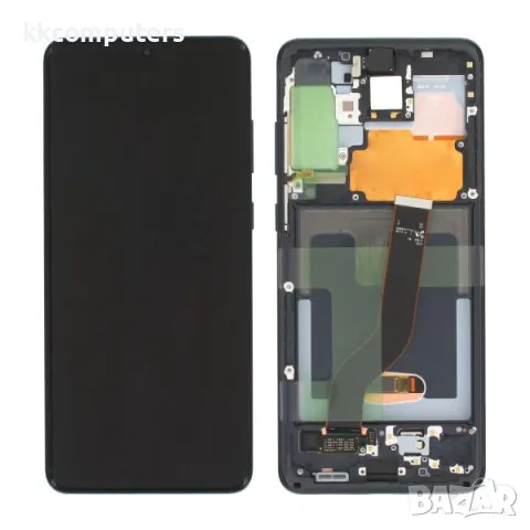 LCD Дисплей за Samsung SM-G985F / G986F S20 Plus 4G/5G 2020 / GH82-31441A + Тъч скрийн + рамка / Чер