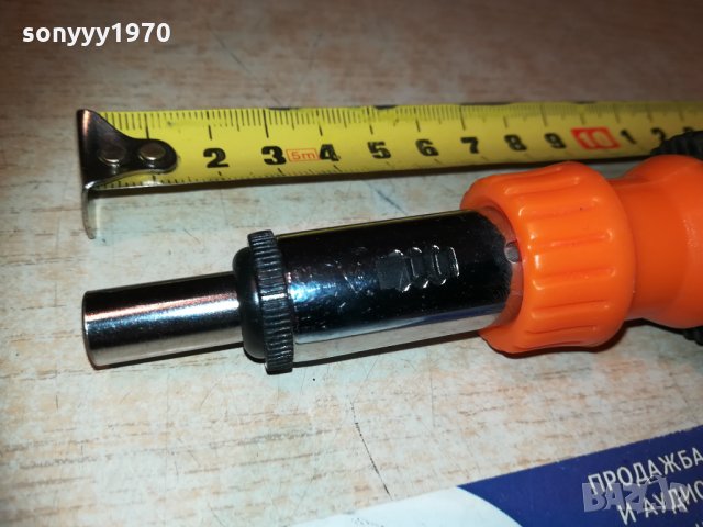 отвертка с тресчотка за битове 2710201057, снимка 8 - Отвертки - 30571418