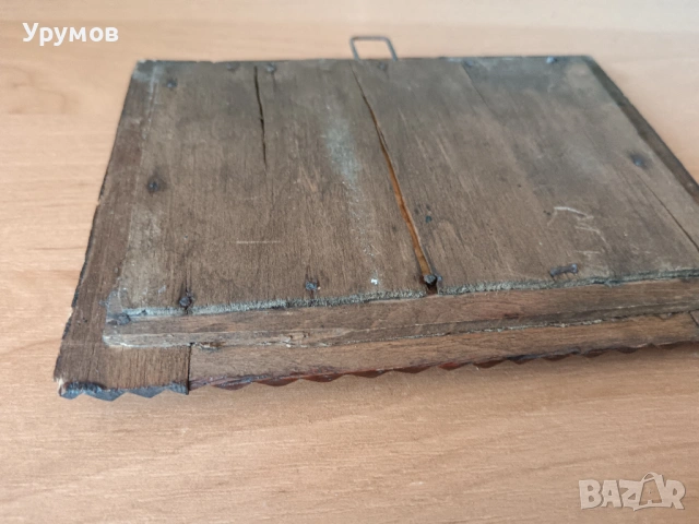 Антикварна рамка за снимки Tramp Art, снимка 7 - Антикварни и старинни предмети - 53934877