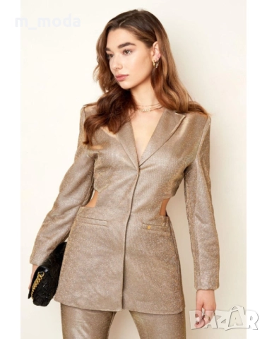 Дамско елегантно блестящо сако 