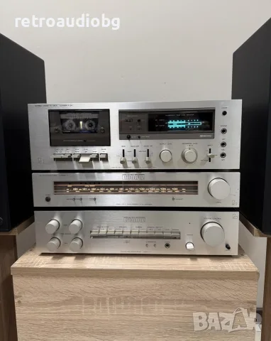 🔉Ретро аудио система сет LUXMAN - усилвател, дек, тунер + тонколони Sony🔉, снимка 3 - Аудиосистеми - 56124886