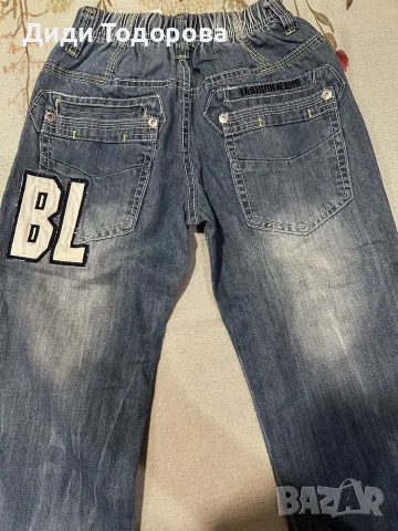 Нови детски дънки B-L Fashion (р-р 134/140 / 10 г.), снимка 2 - Детски панталони и дънки - 56135783