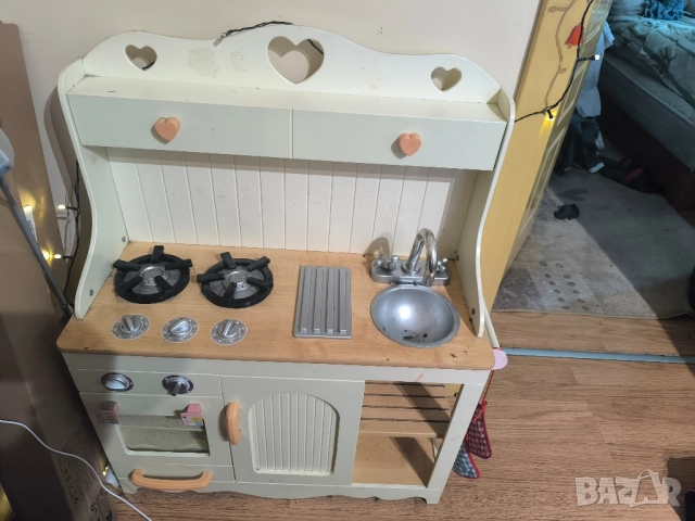 детска кухня Англия дървена 92 см 