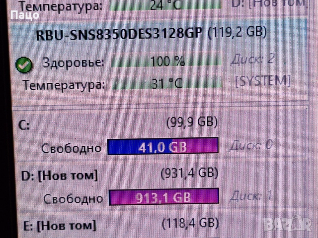 128GB/SATA m.2/Kingston, снимка 2 - Лаптоп аксесоари - 52876381