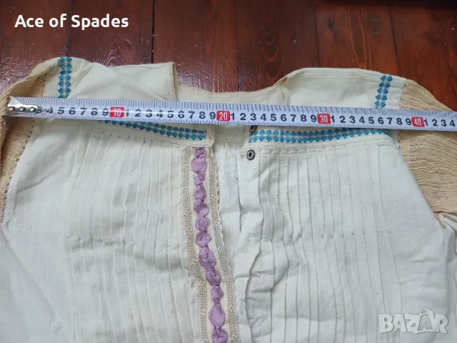 Автентична Женска Риза Част от Народна Носия , снимка 4 - Антикварни и старинни предмети - 49929469