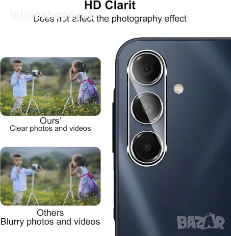 Стъклен Протектор за Камера за Samsung Galaxy A16, снимка 4 - Фолия, протектори - 48230472