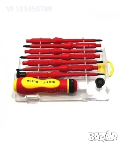 К-т електричарски отвертки 8 части,, снимка 2 - Отвертки - 53877190