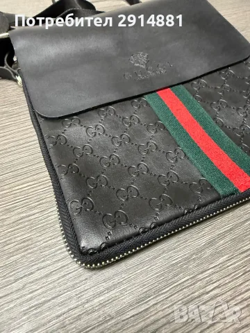 Мъжка чантичка Gucci, снимка 2 - Чанти - 56368196