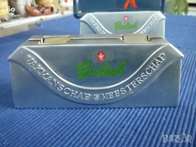 стойка за метални табели с логото на бира Grolsch, снимка 2 - Колекции - 40022292