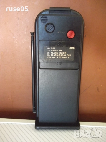 Радио часовник "Rowenta" работещ, снимка 7 - Радиокасетофони, транзистори - 51950019