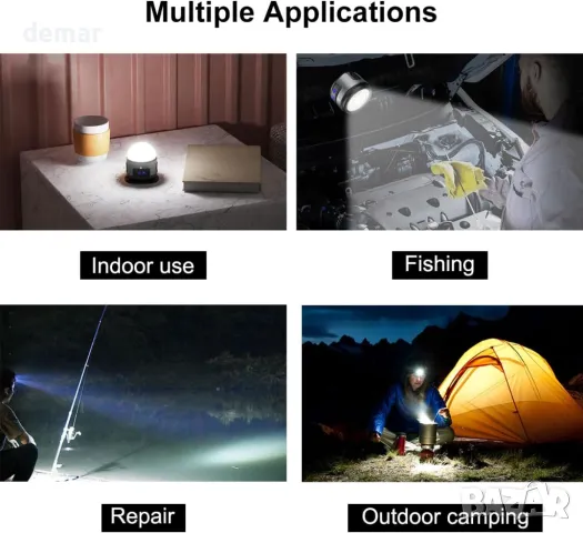 APLOS H600 Челник за къмпинг, акумулаторен, снимка 6 - Къмпинг осветление - 49930604