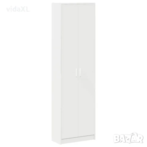 vidaXL Гардероб Бяло 55 x 25 x 189 см