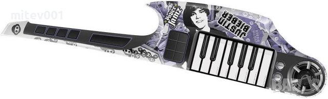 Клавиатурна китара на Джъстин Бийбър, 75 см OS687-6219, снимка 2 - Музикални играчки - 38870100