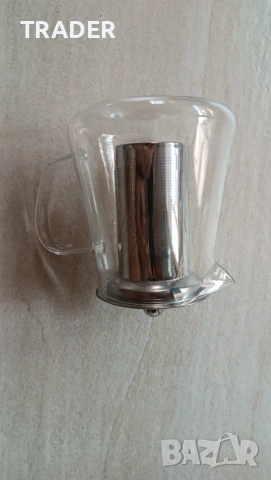 Чайник от боросиликатно стъкло с подвижен инфузер, термоустойчив, 750 ml, снимка 8 - Буркани, бутилки и капачки - 16892562