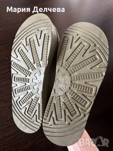 Къси боти на платформа с подплата от изкуствена кожа , снимка 3 - Дамски ежедневни обувки - 52262494