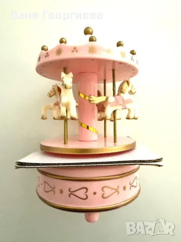 Музикална Автентична Кутия Carousel с Въртележка за Бебета, снимка 10 - Други - 49376840