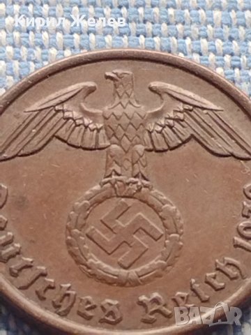 Монета 2 райхсфенинг 1939г. Германия Трети Райх с СХВАСТИКА за КОЛЕКЦИЯ 39862, снимка 6 - Нумизматика и бонистика - 42819996