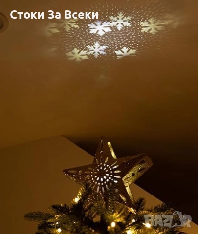 3D Елхов прожектор със 6 визии - Звезден ефект 2025 на части, снимка 12 - Декорация за дома - 52676154