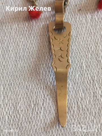 ВИНТИДЖ ФОЛКЛОРЕН СТИЛ БРОШКА ЧАСТ от ТРАДИЦИОННО ОБЛЕКЛО 52180, снимка 4 - Други ценни предмети - 52533687