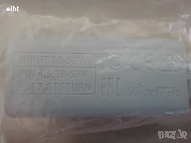 Mikro Tik POE инжектори, гигабитови, снимка 3 - Мрежови адаптери - 40818769