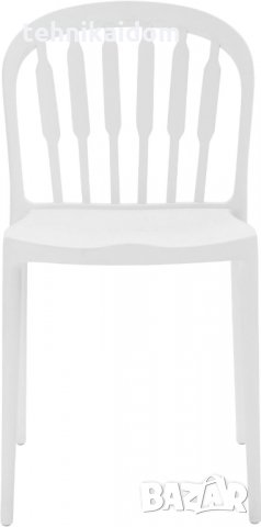 Трапезен стол 2 броя комплект в бяло LINZ последен комплект от модела, снимка 4 - Столове - 35245218