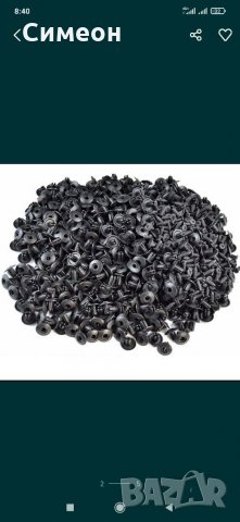 Щипки за автомобил 6мм 100 броя, снимка 3 - Аксесоари и консумативи - 31607607