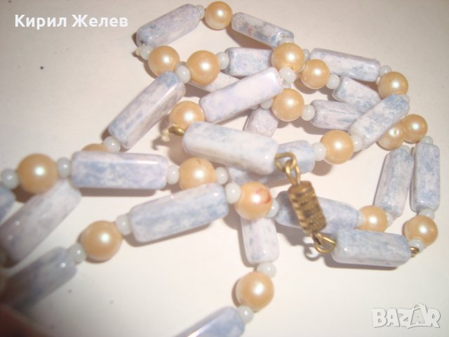 АРТ ГЕРДАН КАМЪНИ и ПЕРЛИ ВИНТИДЖ СТИЛ 14993, снимка 7 - Колиета, медальони, синджири - 30410831