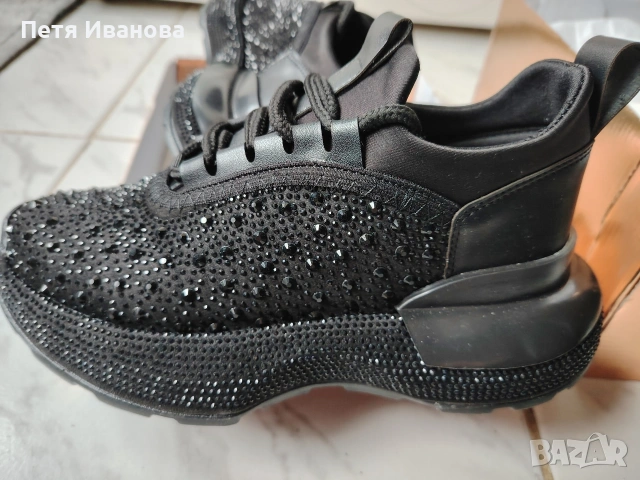 сникърси с кристалчета , снимка 3 - Маратонки - 53372525