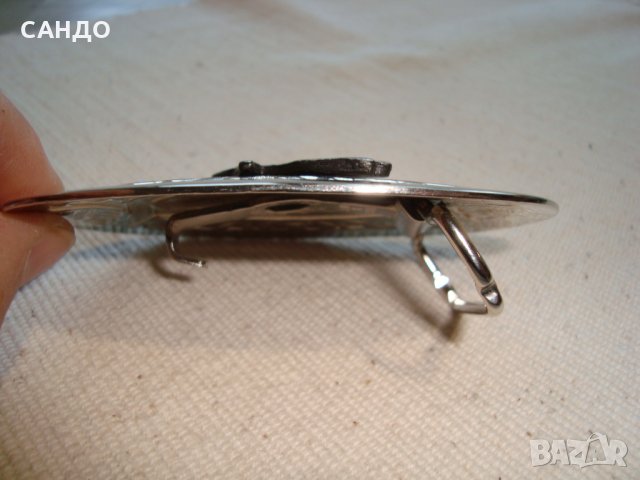 Никилирана  тока за колан на панталон /кобойски/  САЩ, снимка 5 - Колани - 35222751