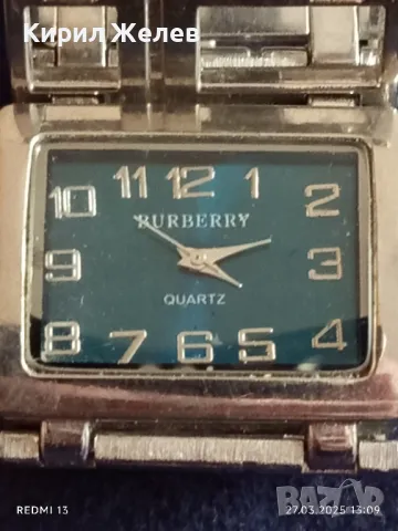 Красив дамски часовник BURBERRY QUARTZ здрава красива верижка 30396, снимка 8 - Дамски - 49661077