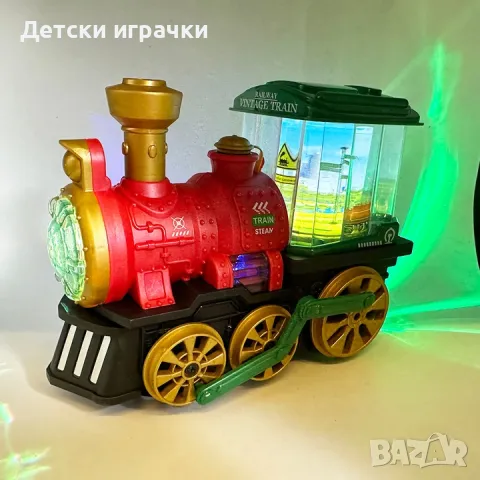 Интерактивна играчка Влак с пушек и светлини, снимка 3 - Влакчета, самолети, хеликоптери - 49640860