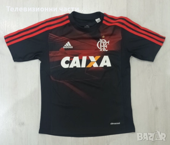 Оригинална футболна тениска на Фламенго трети екип 2013/2014 Adidas D80644,размер-за 10 годишни(140с