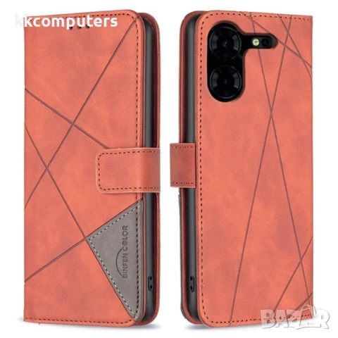 TECNO Pova 5 Pro 5G BINFEN COLOR Magnetic Wallet Калъф и Протектор, снимка 3 - Калъфи, кейсове - 50939139