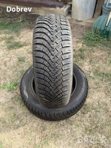 2бр зимни гуми с над 7мм грайфер Falken EuroWinter 225/60/18, гумите са с ДОТ 2521