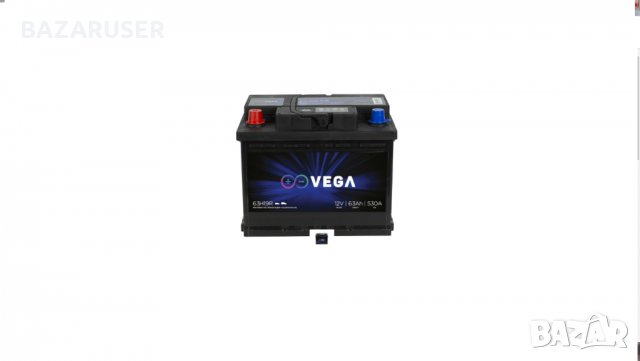 Акумулатор Vega L+ 63H19R, 12V 63Ah 530A/020179/Гаранция 24 месеца/
