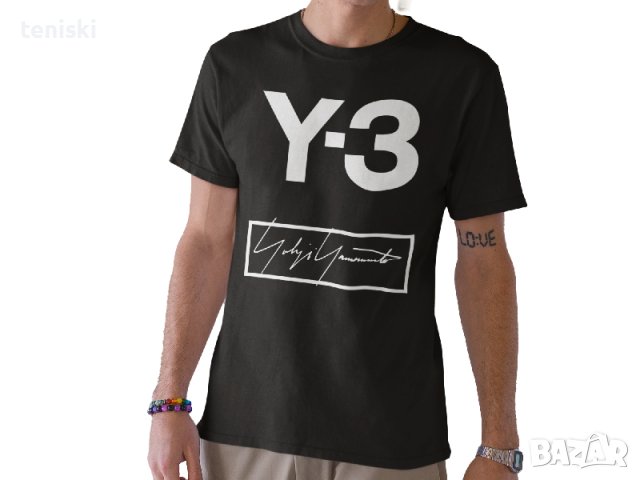 Тениски Y-3 Йоджи Ямамото Adidas Принт 8 модела, снимка 7 - Тениски - 42521602