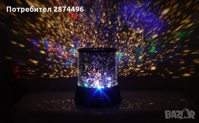 0432 Star Master Звезден планетариум въртящ се, снимка 4 - Настолни лампи - 30909191