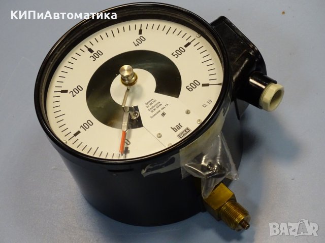 Ел. контактен Манометър WIKA 82.21 600 Bar Ø160 mm G1/2”, снимка 8 - Резервни части за машини - 36971872