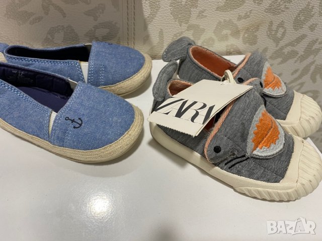 2 чифта Н&за и Zara обувки 20 номер, снимка 2 - Детски пантофи - 30297225