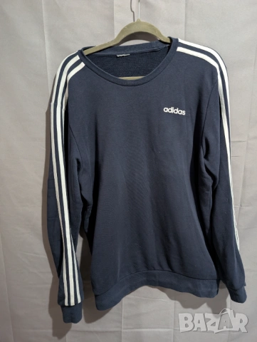 блуза с дълъг ръкав adidas  Essentials 3-Stripes  размер Л, снимка 4 - Блузи - 53879588