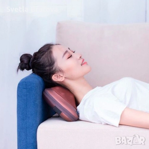 Портативна възглавница масажор за шиацу масаж, снимка 4 - Масажори - 53951233