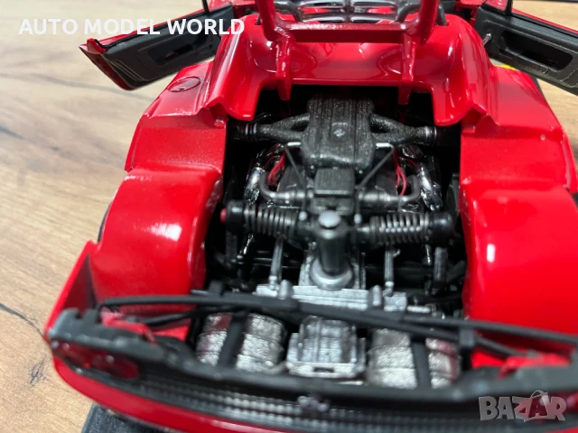 Рядък модел метална колекционерска количка FERRARI F50 CABRIO 1:18, снимка 7 - Колекции - 50988098