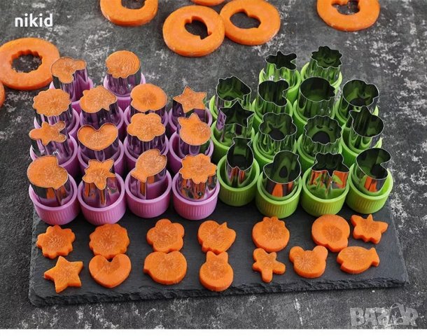 9 бр малки дълбоки метални резци форми пепа пиг за плодове зеленчуци тесто шишчета хапки декорация