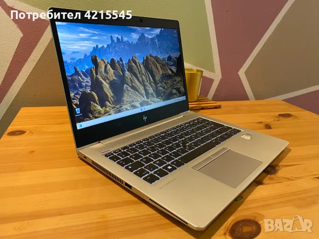 Лаптоп HP EliteBook 830 G6, i5-8365U, 16GB DDR4, 256GB SSD, Тъчскрийн, 13.3" IPS Full HD 1920x1080, 