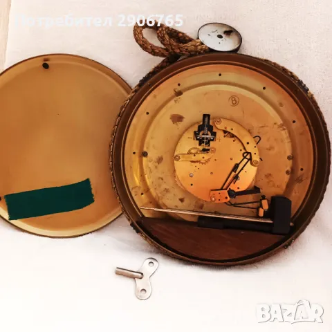 Часовник стенен с гонг Zentra работещ, снимка 9 - Антикварни и старинни предмети - 48908612