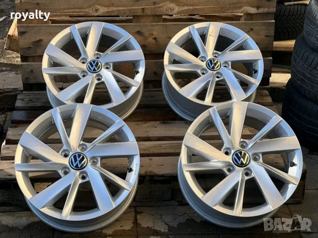 5х112 16 Цола Оригинални Джанти VW Passat Golf Tuaran Фолксваген Пасат 5x112 ЕТ 46 J 6.5, снимка 7 - Аксесоари и консумативи - 52806647