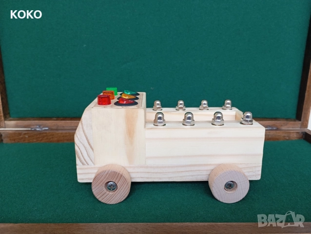 Дървено Камионче , снимка 5 - Коли, камиони, мотори, писти - 52653457